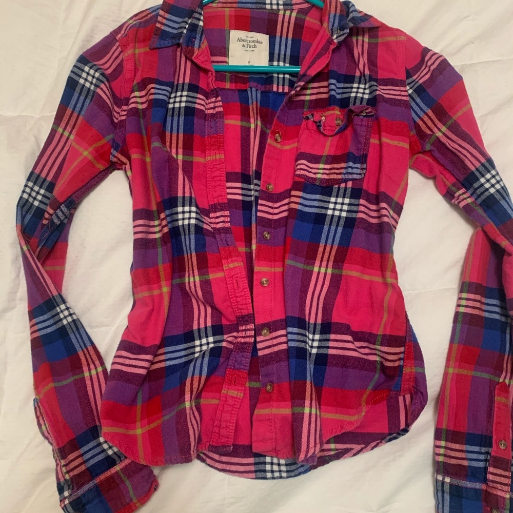 Abercrombie plaid flannel
